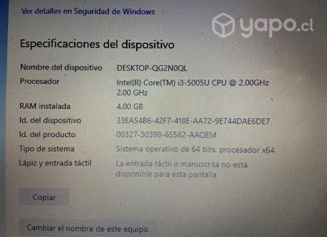 Notebook lenovo g40 - Imagen 2