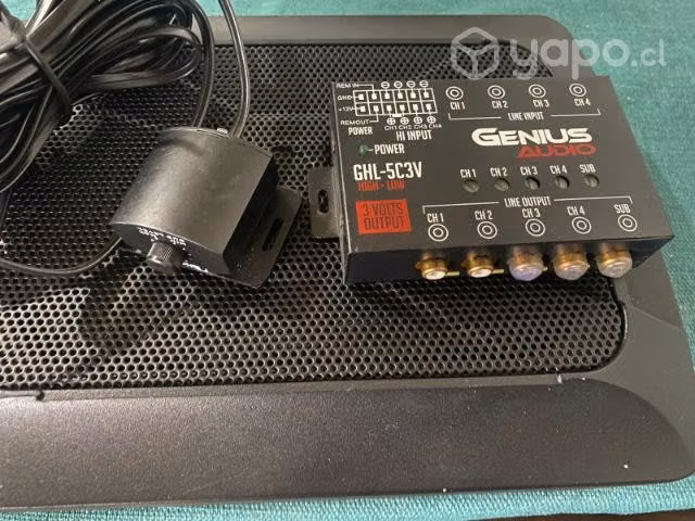 Parlantes para vehículo y woofer plano casi nuevos