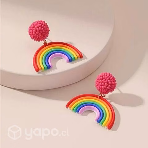 Aros/Pendientes coloridos - Imagen 2
