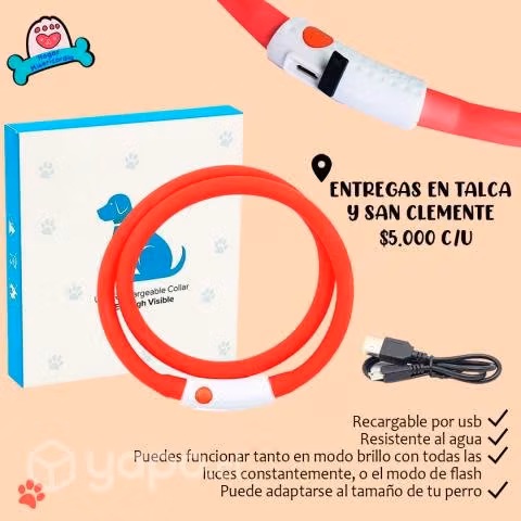 Collar para perro con luz led - Imagen 2