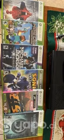 Xbox 360 con 8 juegos 2 controles