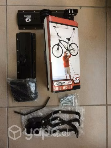 Polea para colgar bicicleta