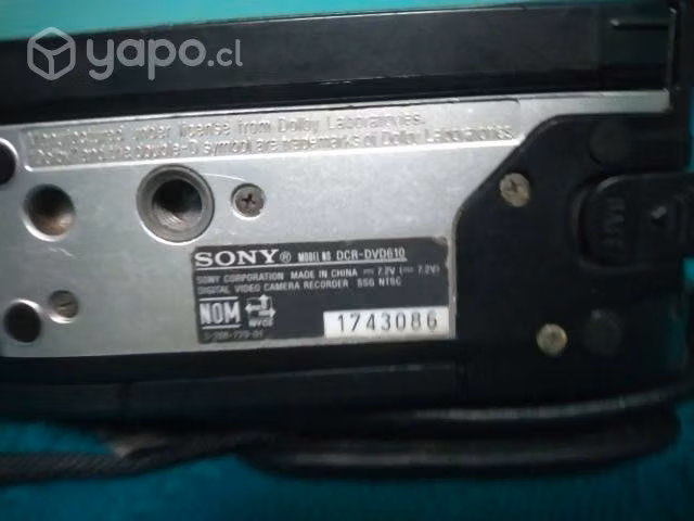 Sony handycam dvd dcr-dvd610