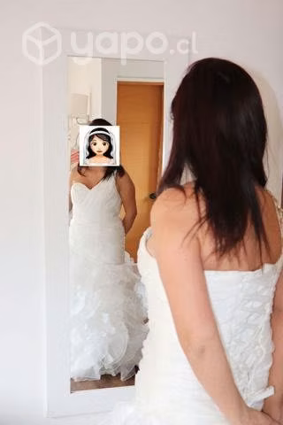 Vestido de novia talla 40-42 con corse