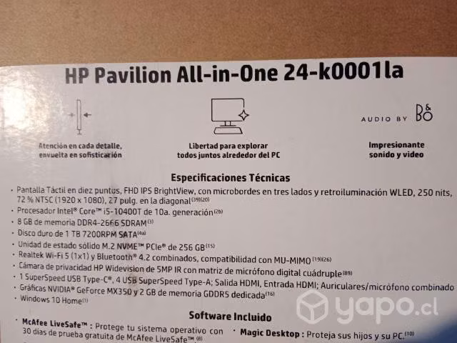 HP Pavilion All-in-on - Imagen 4