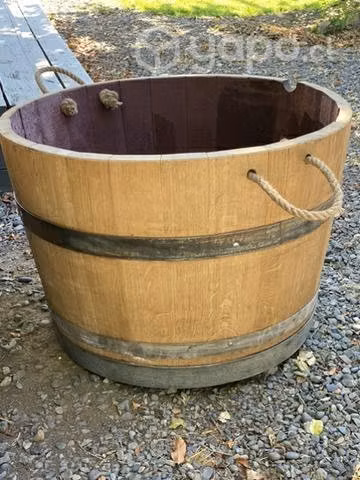 Barrica Macetero Roble. Entrega gratis