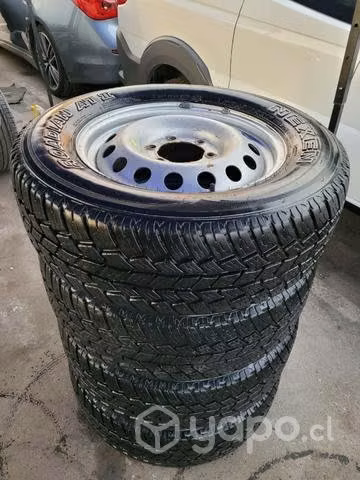 NEUMATICOS (245/65r17) Y LLANTAS (6x139 CAMIONETA