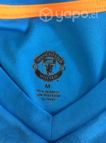Camiseta Manchester United azul Se le solto una c
