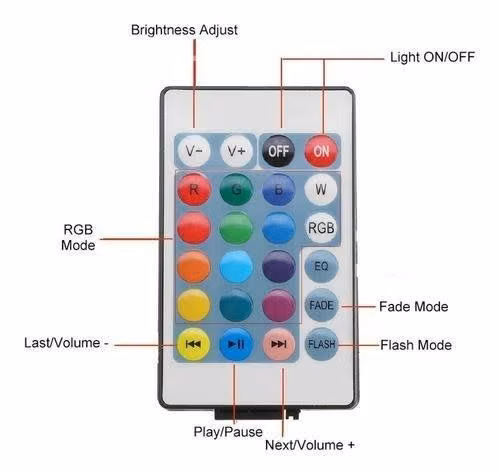 Ampolleta Bluetooth Luz Led Altavoz C/ Remoto - Imagen 4