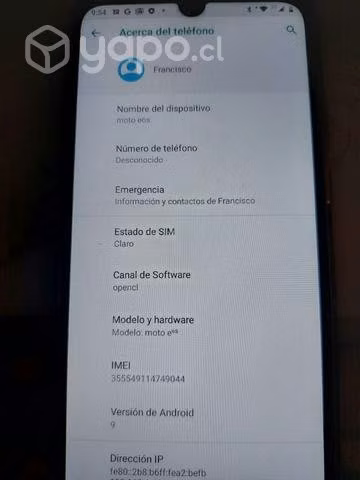Motorola e6s - Imagen 3