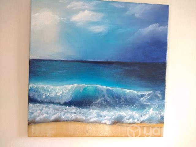 Marina pintura al óleo