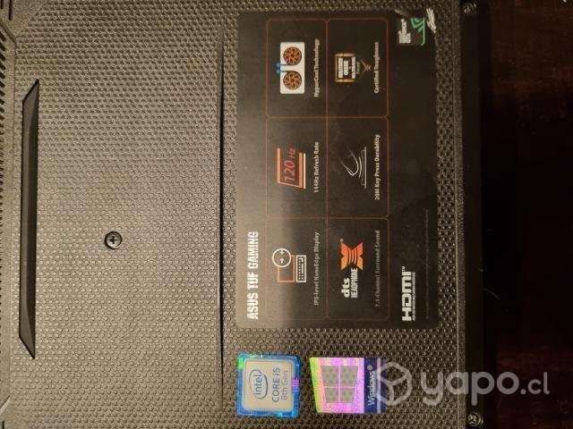 Notebook Gamer Asus Tuf Fx505geal497t - Imagen 5