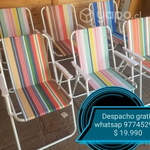 Sillas de playa despacho gratis