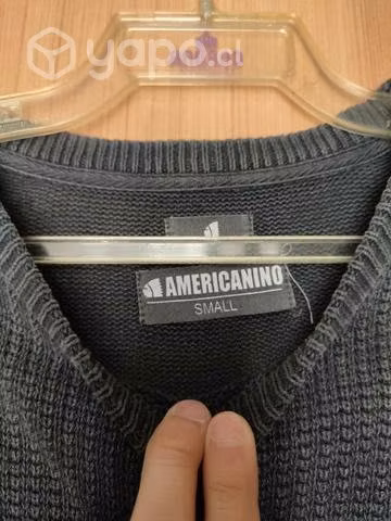 Chaleco negro talla S Americanino