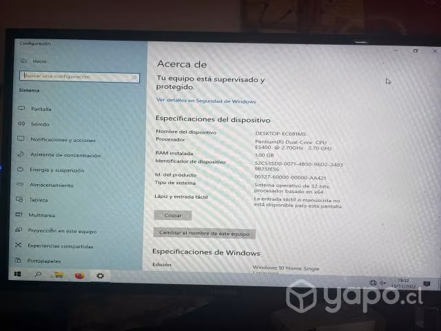 Computador Marca HP (PC) - Imagen 3