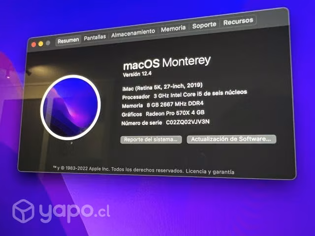 Imac 27 pulgadas 5k - Imagen 3