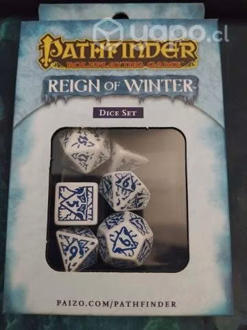 Set de dados Pathfinder Reign of winter