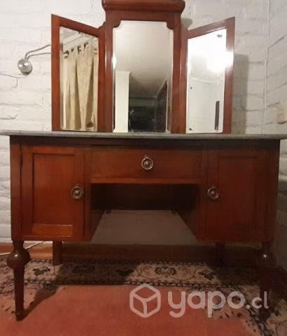 Tocador antiguo,3 espejos