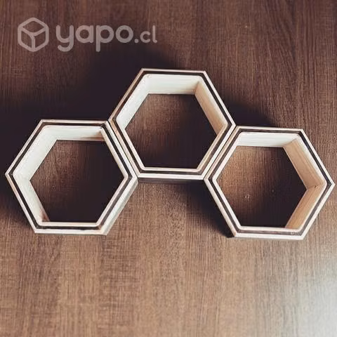 Pack de Estantes hexagonales flotantes