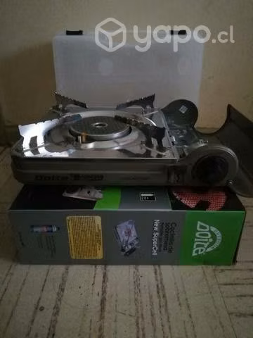 Cocinilla portable, usada una vez.