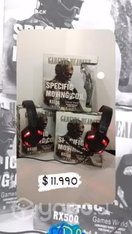 Audífonos estilo call of Duty