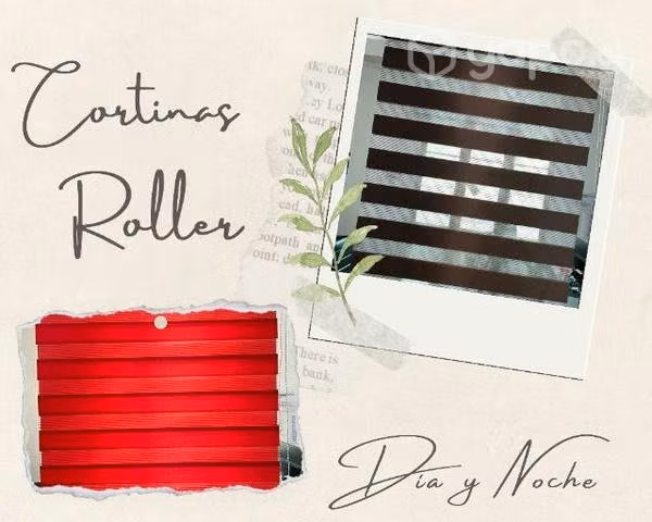 cortinas roller día y noche al
