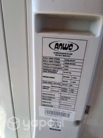 Aires acondicionados de 9000 y 1200 BTU