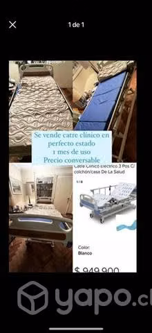 Cama clínica 3 posiciones - Imagen 5