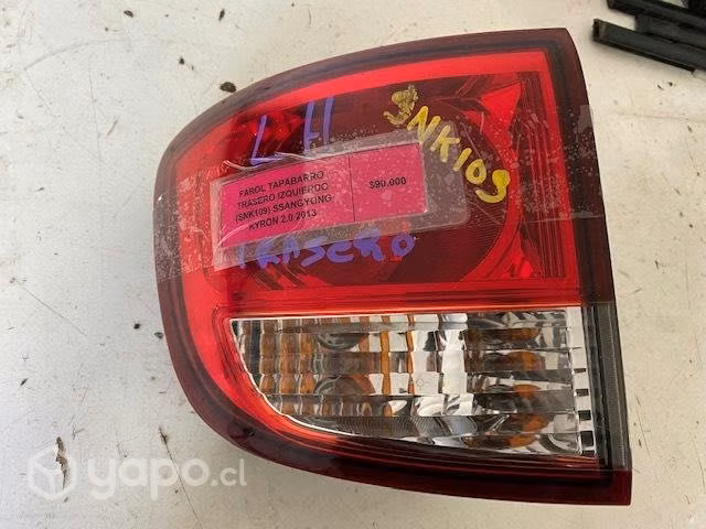 Farol tapabarro trasero izquierdo (SNK109) Ssangyo
