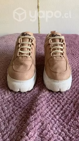 Zapatillas Poeme rosadas