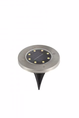 Estaca led solar de jardín luz amarilla 3000°k