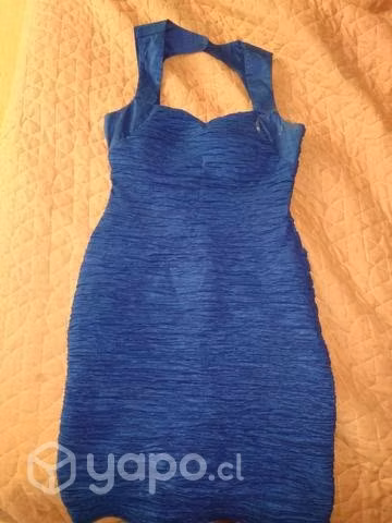 Vestido de fiesta color azul