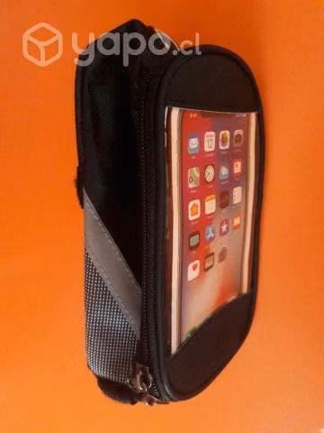 Bolso porta celular para marco de bicicleta