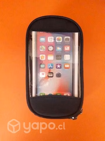 Bolso porta celular para marco de bicicleta