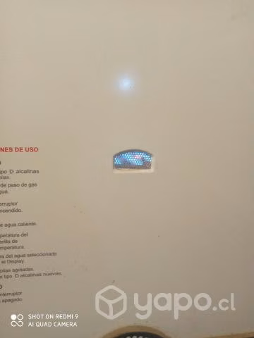 Calefón y 08 lts
