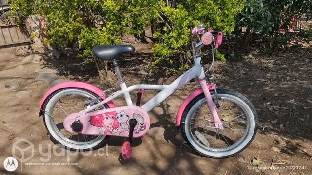 Bicicleta para niña marca btwin