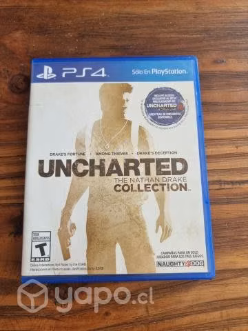 Uncharted, the Nathan Drake collection ps4