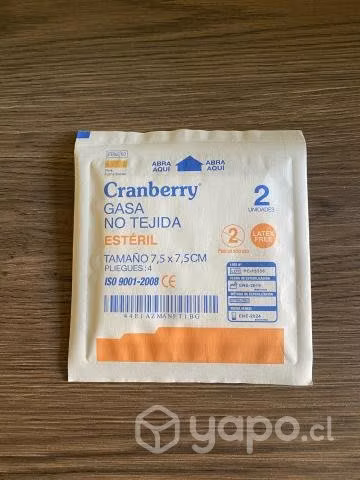 Gasas no tejidas estériles 7,5x7.5 SOBRE