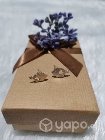 Aros exclusivos mini chanchitos - Imagen 2