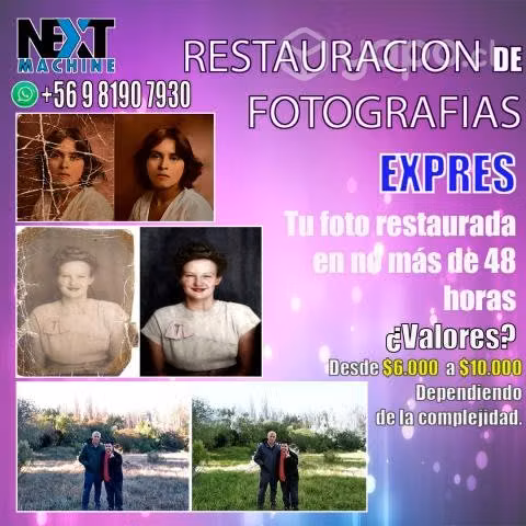 Servicio restauracion de fotos