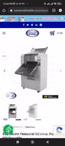 Sobadora pedestal 50 cm kitchinette
