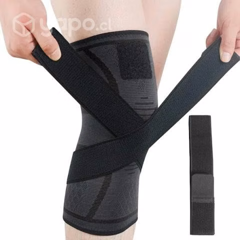 Rodillera De Compresión Con Fibra Elástica - Imagen 3