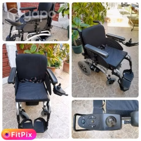 Silla de ruedas eléctrica con batería
