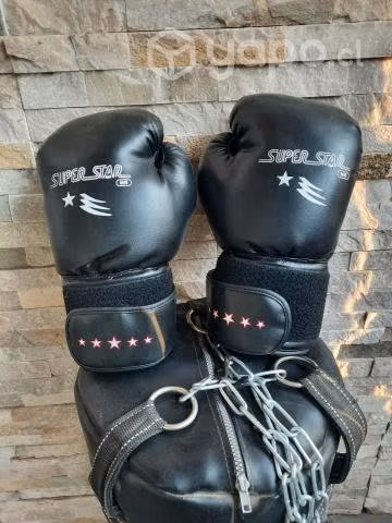 SACO DE BOX + GUANTES 12 Oz