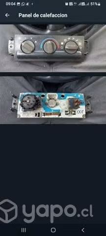 Panel de controlnde calefaccion chrevrolet s10 /