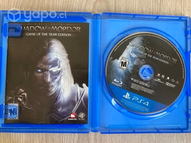 Juego PS4 Shadow of Mordor