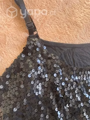 Crop lentejuelas talla s-m