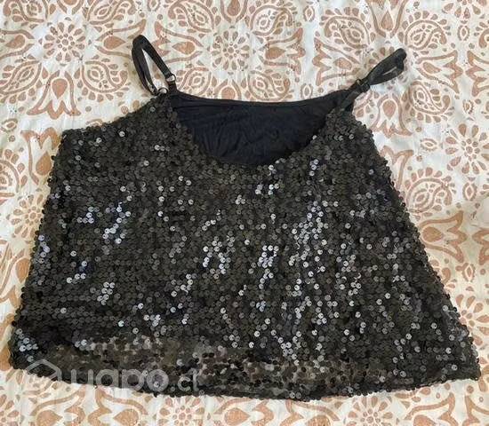 Crop lentejuelas talla s-m