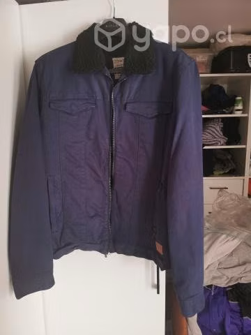 Chaqueta Icono talla L azul forrada varon - Imagen 2