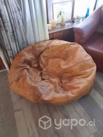 Puf Cuero Badana - Imagen 2
